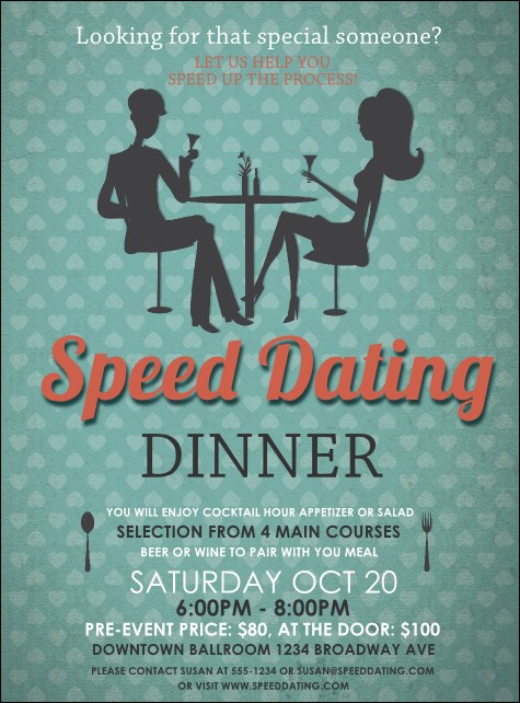 speed dating pub a la publicidad