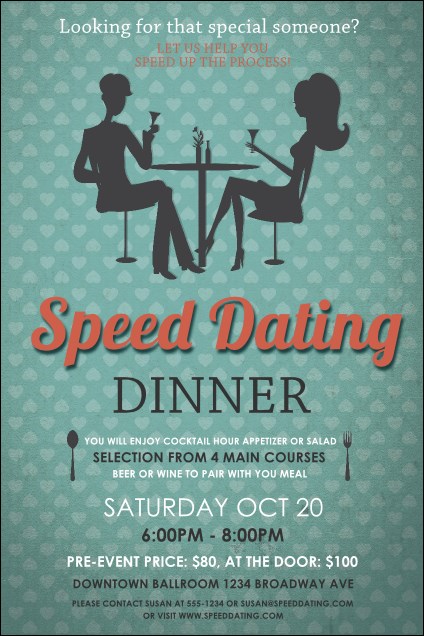 Speed Dating Poster