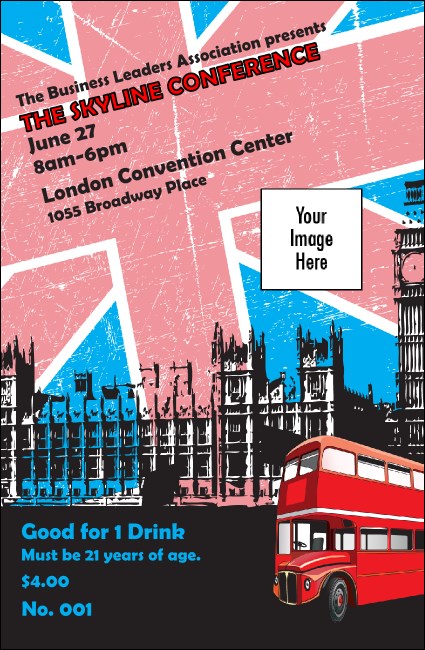 London Drink Ticket Product Front