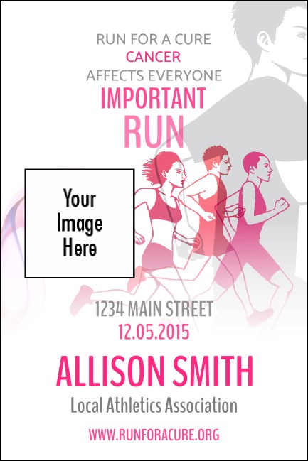 Run for a Cause  Economy Event Badge Product Front