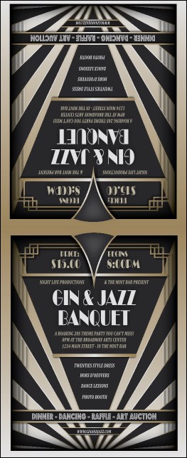 roaring 20s party invitation templates