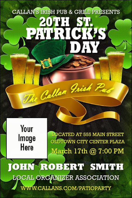 St. Patrick's Day Party Economy Event Badge