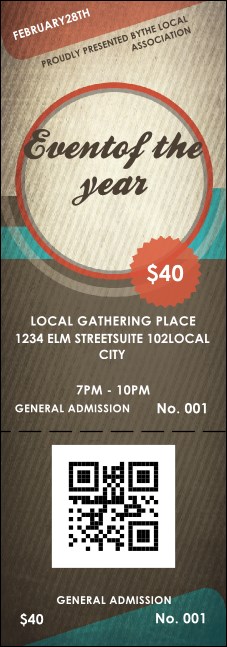 All Purpose Circle Event Ticket