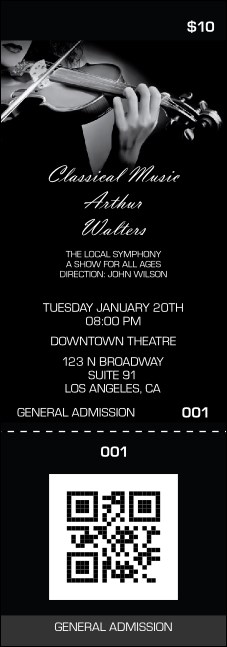 Classical Music Event Ticket