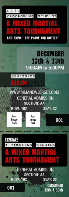Contemporary Mixed Martial Arts Reserved Event Ticket
