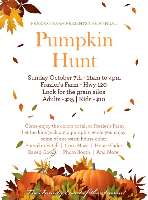 Pumpkin Patch Flyer