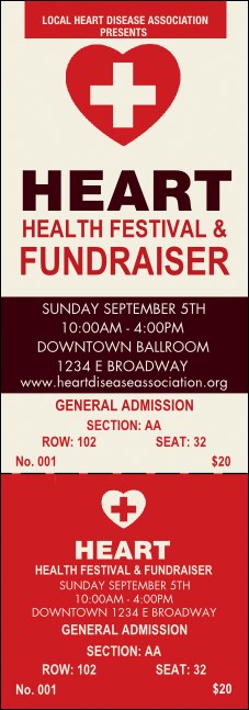 Heart Health Reserved Event Ticket