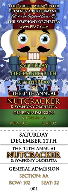 Nutcracker Reserved Event Ticket Product Front