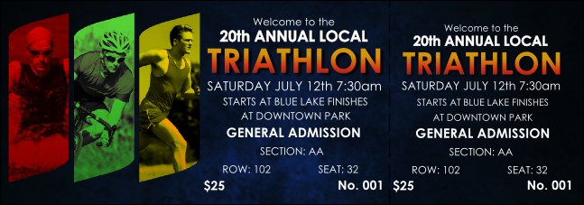 Triathlon Reserved Event Ticket
