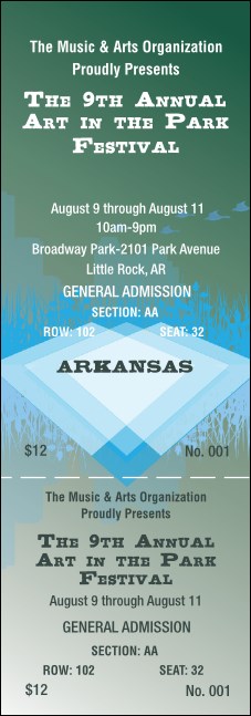 Arkansas Reserved Event Ticket Product Front