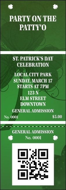 St. Patrick's Day Shamrock Event Ticket