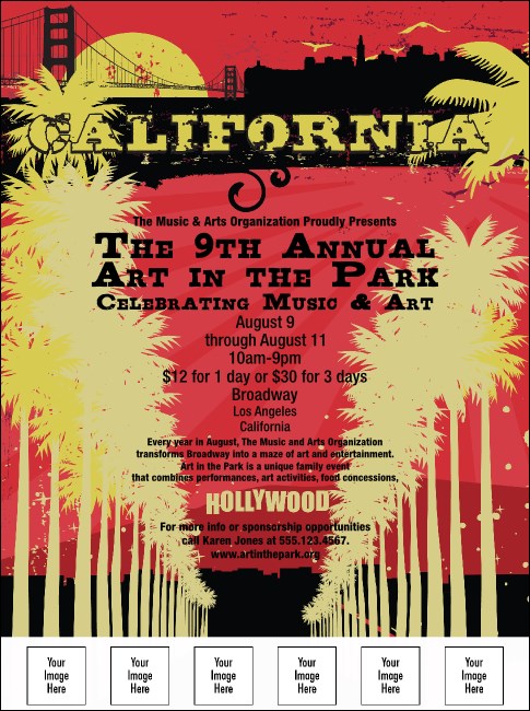 Califorina Flyer (Pink and Yellow) Product Front