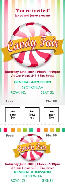 Candy Reserved Event Ticket