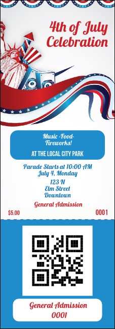 Fourth of July Freedom  Event Ticket