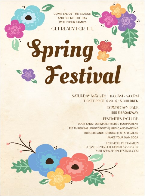 Spring Festival Flyer