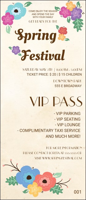Spring Festival VIP Pass