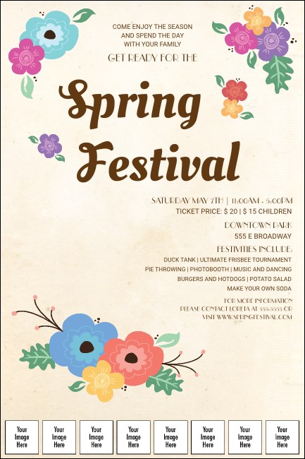 Spring Festival Image Poster Product Front