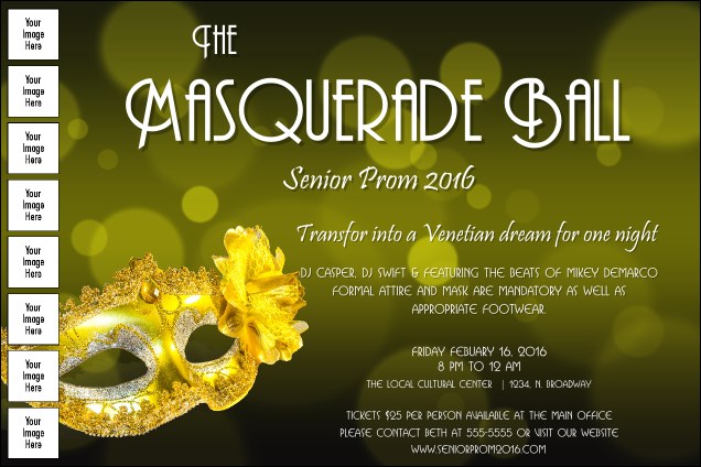 Masquerade Ball 2 Image Poster Product Front