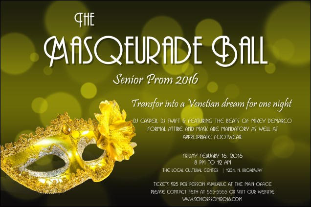 Masquerade Ball 2 Poster