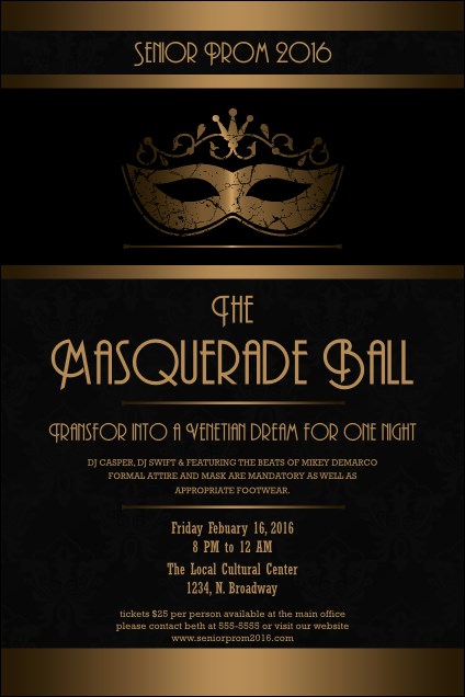 Masquerade Ball 3 Poster