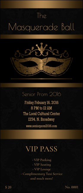 Masquerade Ball 3 VIP Pass