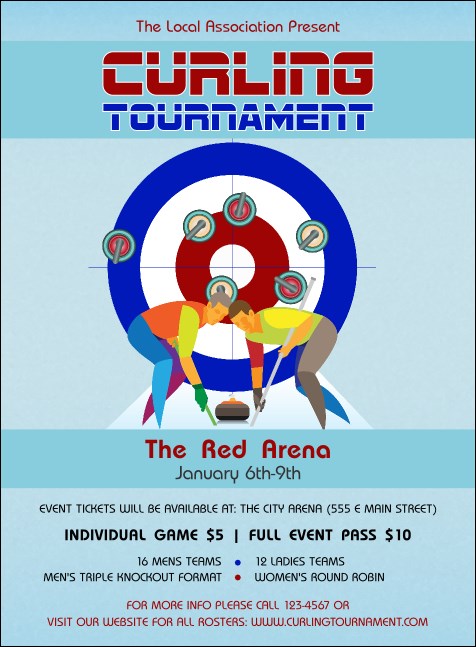 Curling Tournament Invitation