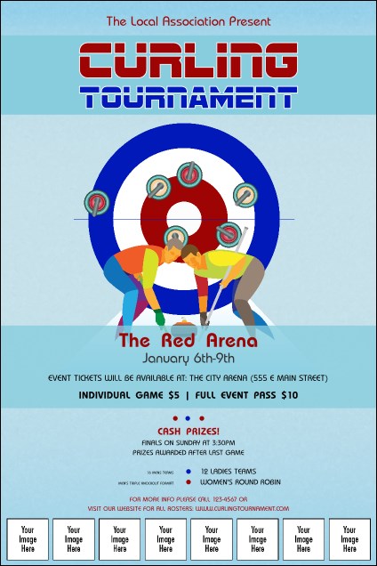 Curling Tournament Image Poster
