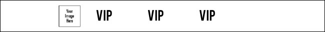 VIP Tyvek Wristband Product Front
