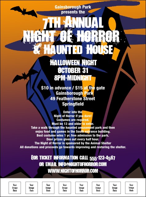 Haunted House 003 Flyer Product Front