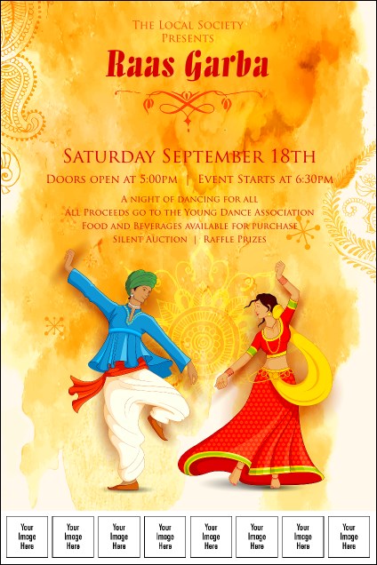 Raas Garba Logo Poster