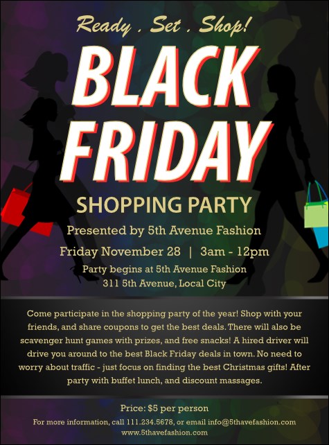 Black Friday Flyer Product Front