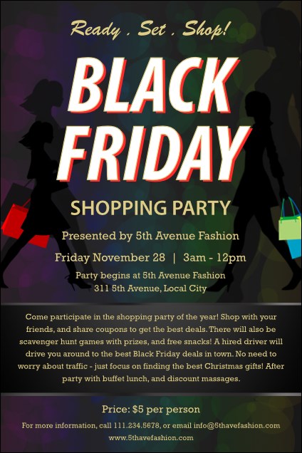 Black Friday Poster Product Front