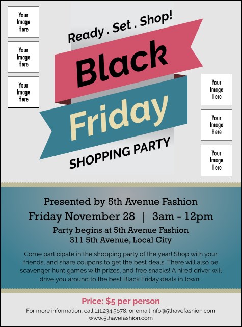 Black Friday Sale Image Flyer Product Front