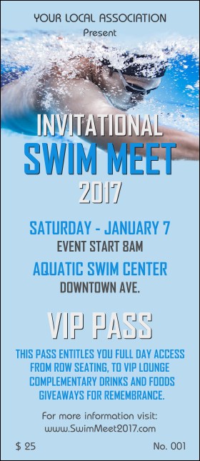 Swim Meet VIP Pass