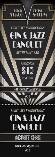 Roaring 20s Event Ticket 0007 Product Front
