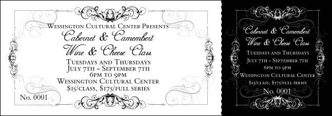 Black Tie Gala Event Ticket 0007