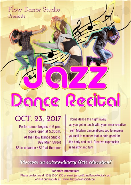Jazz Dance Postcard