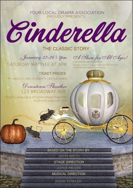 Cinderella Postcard Mailer