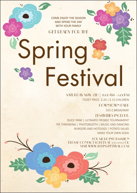 Spring Festival Postcard Mailer