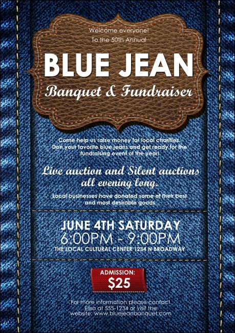 Blue Jeans Postcard Mailer Product Front