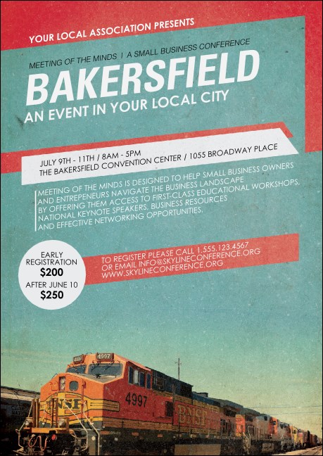 Bakersfield  Postcard Mailer Product Front