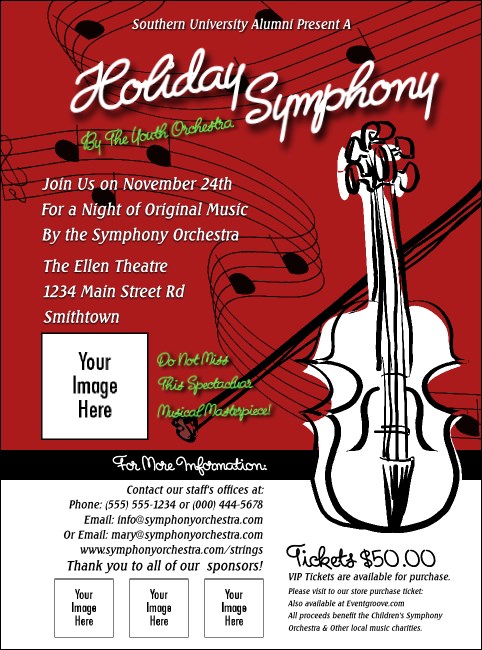 String Symphony Flyer Product Front