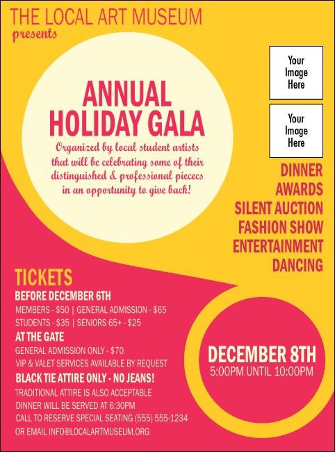 Circle Gala Flyer