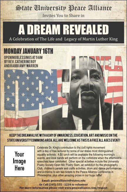 Martin Luther King Jr. Poster Product Front