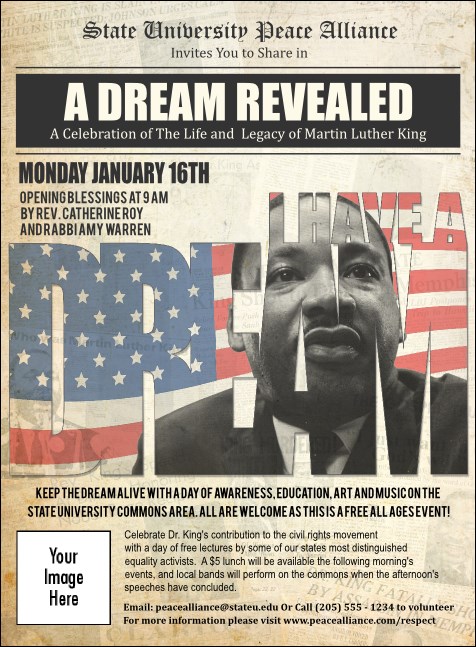 Martin Luther King Jr. Invitation Product Front