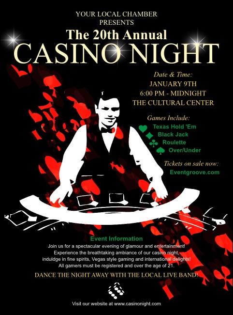 Casino Dealer Flyer