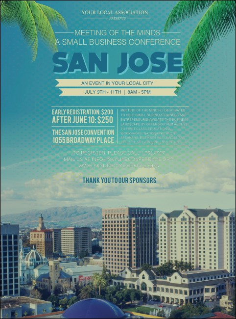 San Jose Flyer Product Front