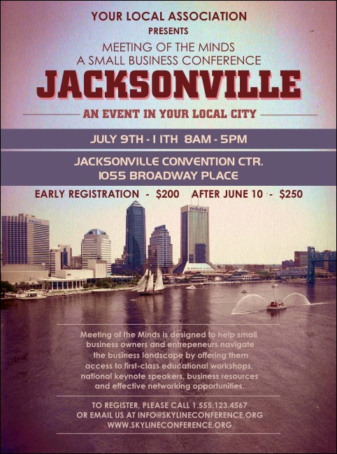 Jacksonville Flyer Product Front