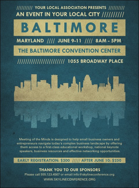 Baltimore Flyer Product Front