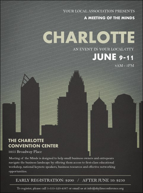 Charlotte Flyer Product Front
